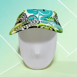 Vera Bradley Women's Adult One Size Limes Up Sun Visor Hat Summer Outdoors